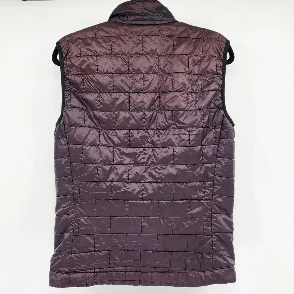 Patagonia Nano Puff Vest Faded Maroon Brown Primaloft Insulation Men's Size S
